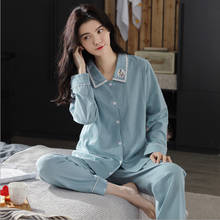 Women Pregnancy Pajamas Maternity Long Sleeve Cotton Sleepwear Pregnant Clothes Sets Pregnancy Nightgown Drop shipping 2024 - buy cheap