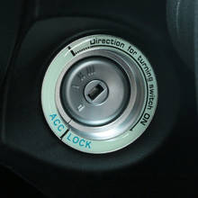 Anel de chave de ignição de alumínio para carro, tampa com buraco em círculo, adesivos para ford focus 2 3 4 mk2 mk3 mk4, acessórios 2024 - compre barato