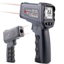 Termómetro infrarrojo Digital, pirómetro de alta temperatura de-50 ~ 1600 grados, láser sin contacto, pantalla LCD, pistola IR 2024 - compra barato
