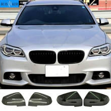 Al estilo de fibra coche cubierta del espejo lateral espejos retrovisores Trim para BMW 5 5 5 6 6 7 Serie F01 F02 F06 F12 F10 F18 2014 de 2015 a 2016 2024 - compra barato