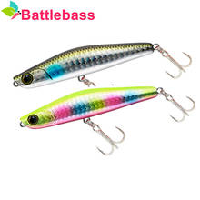 80mm 18g Rockfishing Fishing Lures Pencil  Fish Jerkbait Woblers Pike Artificial Bait for Fishing Baits Fish Sinking Wobblers 2024 - buy cheap