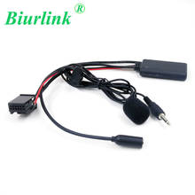 Ibulink 3.5mm removível bluetooth 5.0 microfone, de áudio musical, aux, cabo adaptador para opel cd70 navi dvd90 navi cd30 mp3 cdc40 2024 - compre barato