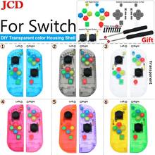 JCD DIY корпус для joy-Con корпус Чехол Набор для переключателя NS NX консоль и правый левый для переключателя для Joycon контроллер оболочки 2024 - купить недорого