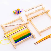 DIY Traditional Wooden Weaving Loom Craft Handcraft Wool Knitting Tool For Child Kindergarten Education Wooden Braiding Machine 2024 - buy cheap