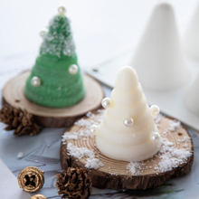 3D Christmas Pine Tree Candle Silicone Mold 8 Cell DIY Fondant Cake Chocolate Candy Handmade Soap Jelly Resin Mold Supplies 2024 - buy cheap