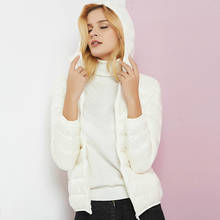 2022 New Basic Down Jackets Women Slim Plus Velvet Hooded Coats Duck Down Female Short Winter Jacket Woman Outwear Warm Portable 2024 - buy cheap