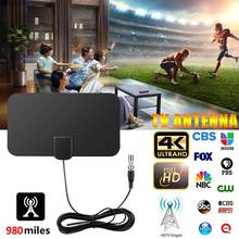 980 Miles HD TV Antennas Indoor Mini HD Digital TV Antenna DVB-T2 2024 - buy cheap