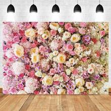 Spring Valentine's Day Flower Wedding Photography Backdrop Vinyl Photographic Background For Photo Studio Photophone Photocall 2024 - buy cheap
