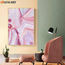 Pintura de arte abstrata fluida para parede, pintura de arte em tela colorida, pôster de decoração para sala de estar, corredor, casa decorativa moderna 2024 - compre barato