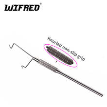 Wifreo 1 Piece New Fly Tying Whip Finisher Stainless Steel Saltwater Jig Hook Fishing Flies Lure Bait Making Processing Tools 2024 - buy cheap