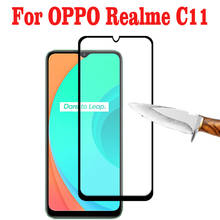 2PCS 3D Tempered Glass For OPPO Realme C11 2020 C11 2021 Full Cover 9H Protective film Screen Protector For OPPO Realme C20A 2024 - buy cheap