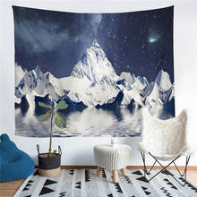 Snow Printed Living Room Decoration Wall Hanging Tapestry Yoga Mat Rug Home Decor Art 2024 - buy cheap