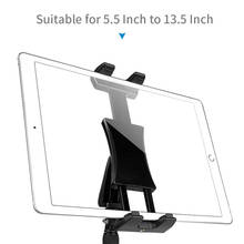 Soporte ajustable para tableta, Clip de teléfono, abrazadera con rotación de 360 ° para iPad de 5,5-13,5 pulgadas, soporte de trípode para teléfono Huawei 2024 - compra barato