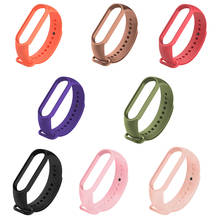 Silicone Strap For Xiaomi MiBand 5 Strap Sport Silicone Watch Wrist Band For Xiaomi Mi Band 5 Correa Smart Band Accessories 2024 - buy cheap