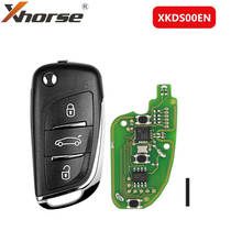 XHORSEVVDI2-llave remota tipo DS para Volkswagen, 3 botones, XKDS00EN, 5 unids/lote 2024 - compra barato