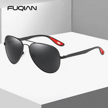 FUQIAN Brand New TR90 Pilot Polarized Sunglasses Men Vintage Metal Outdoor Sun Glasses Uniesex Fashion Light Driving Eyewear 2024 - buy cheap