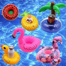 Summer Pool Drink Holder Inflatable Flamingo Cup Holder Swimming Pool Toys Kids Baby Unicorn Float Toy Pool Party Accessories 2024 - buy cheap