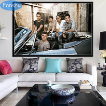 Poster CNCO Music Group Singer Star Wall Art Canvas Painting Posters and Prints for Room Decorative Home Decor 2024 - buy cheap