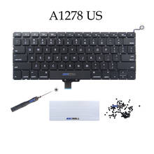 NOVO Teclado DOS EUA Para O Macbook Pro A1278 A1278 MC700 MB990 MC374 MB466 MD313 MD102 EUA Teclado 2009-2012 ano 2024 - compre barato