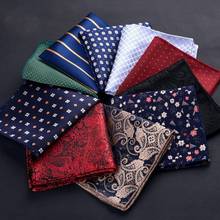 Винтажный Пейсли мужской британский дизайн цветочный принт Карманный квадратный платок полотенце для сундуков аксессуары для костюма 2024 - купить недорого