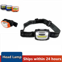 Adjustable LED Flashlight Head Lamp Hard Hat Light Mini Water Resistant Flashlight Head Lamp Light Torch For Outdoor Camping 2024 - buy cheap