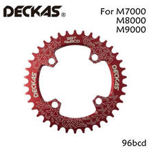 Deckas Round 96BCD Chainring MTB Mountain BCD 96 bike bicycle 32T 34T 36T 38T crankset Tooth plate Parts for M6000 M7000 M8000 2024 - buy cheap