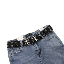 Double Pin Buckle Unisex belt Quality Canvas Men's belt Casual Sports Jeans Women belt Students belt Waist belt Fabric belt 2024 - buy cheap