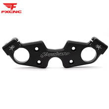 Cnc de alumínio da motocicleta garfo dianteiro baixando tripla árvore superior superior braçadeira superior para gsx1300 hayabusa 1999-2018 acessórios da motocicleta 2024 - compre barato