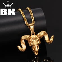 Hip Hop Fully Iced Out The Antelope Pendant Necklace Mens &Womens Jewelry Gifts Hand Necklace 2024 - buy cheap