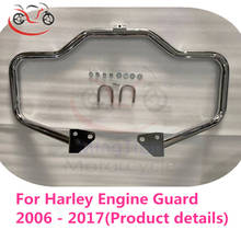 Para harley motor guarda super glide ffi fxd switchback fld dyna fxdse barra de proteção gordura bob baixo piloto glide 2006-2017 2024 - compre barato