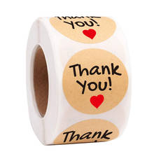 Adesivos artesanais feitos à mão com etiqueta adesivo de casamento, etiquetas redondas kraft 50-500 peças 2024 - compre barato