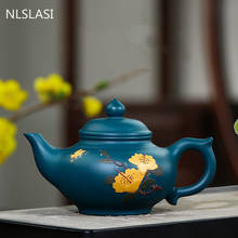 Yixing tea pot purple clay teapot Chinese handmade Raw ore Green mud Tea set Authentic Teaware Tea ceremony gifts 280ml 2024 - buy cheap
