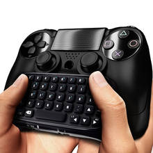 Для PS4 Mini Bluetooth беспроводная клавиатура джойстик Chatpad для Playstation 4 для PS4 контроллер геймпад аксессуары 2024 - купить недорого
