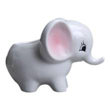 Simple Outdoor Gardening Creative Fleshy Flowerpot Elephant Ceramic Flower Pot 2024 - buy cheap