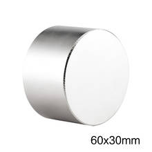 1PCS 60x30mm N35 Super Powerful Strong Magnetic NdFeB Permanent Neodymium Magnets disc 60x30 mm Big Round Magnet 60*30 mm 2024 - buy cheap