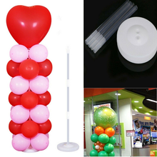 Soporte de plástico para globos, columna de soporte para fiesta de cumpleaños, Baby Shower, boda, decoración de Año Nuevo, 1 Juego 2024 - compra barato