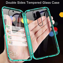 Double Sided Tempered Glass Magnetic Case For Xiaomi Redmi Note 8 Pro 8T 8 7 9 9T 9S 9 Pro 10 4G 10S 10 Pro 11 11Pro Max Cover 2024 - buy cheap