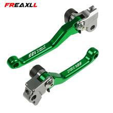 Motocross CNC Aluminum Dirt Bike Pit bike Pivot Handle Lever Brake Clutch Levers For KAWASAKI KX125 2001-2005 2002 2003 2004 2024 - buy cheap