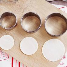 1PC Large Stainless Steel Round Dumplings Wrappers Molds Set Cutter Maker Tools Round Cookie Pastry Wrapper Dough Cutting Tool 2024 - compre barato