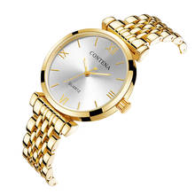 Luxury Brand Contena Quartz Watches All Stainless Steel Women Watch Reloj Mujer Ladies Clock 2020 Relogio Feminino 2024 - buy cheap
