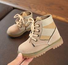 Spring Fashion Children Leather Single Boots For Girls Boys Kids Martin Boots Shoes Casual Soft Children Baby Toddler Shoes 2024 - buy cheap