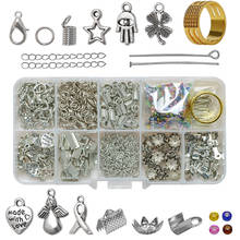 Alloy Accessories Jewelry Beads Set Earring Hook Lobster Clasp Ring Jewelry Findings Metal Beads For Bracelets DIY Crafts Charms 2024 - buy cheap