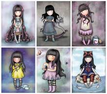 5D DIY Diamond Painting Cartoon little girl doll Full Drill Embroidery Cross Stitch Mosaic Kit Home Decor Christmas Gift for kid 2024 - buy cheap