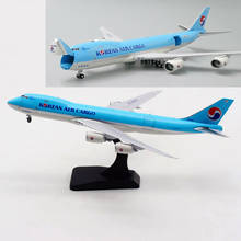 1:400 B747-8F HL7629 model Korean air cargo airlines w landing gears  alloy aircraft plane collectible display model collection 2024 - buy cheap