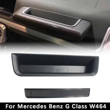 Caixa de armazenamento automotivo direito e direito com almofada antiderrapante, para mercedes benz g class w463 w3a g350 g500 g63 g65 caixa de armazenamento 2024 - compre barato