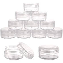 100pcs 5g 5ml Empty Plastic Cosmetic Makeup Jar Pots Cleart Sample Bottles Eyeshadow Cream Lip Balm Container 2024 - buy cheap