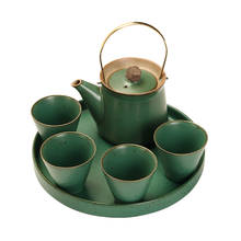 Japanese A Pot of Four Cups of Coarse Pottery Tea Travel Tea Ceramics Kung Fu Tea Set Chinese Tea Set  Teapot Set Travel Tea Set 2024 - buy cheap