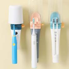 Wall Rolling Toothpaste Tube Dispenser Squeezer Toothbrush Hanger Bathroom Tool C63B 2024 - buy cheap