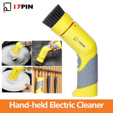 Limpiador de cocina eléctrico de mano, cepillo de lavado multifuncional impermeable, potente, descontaminación, 17PIN 2024 - compra barato