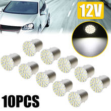 Lâmpada de freio para faróis, luz para faróis de estacionamento frontal, cor branca, 10 peças, dc 12v 1157 bay15d 3014 22smd 2024 - compre barato